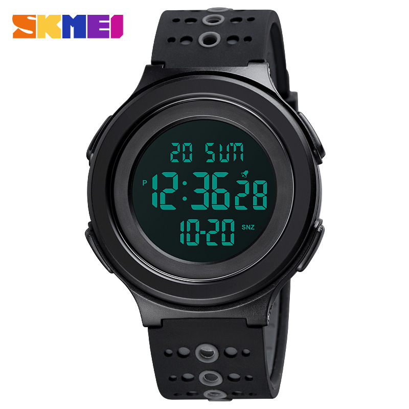 Skmei 1733 estudiante deportes al aire libre pantalla digital reloj electrónico moda retroiluminación cinta nuevo cronógrafo calendario reloj