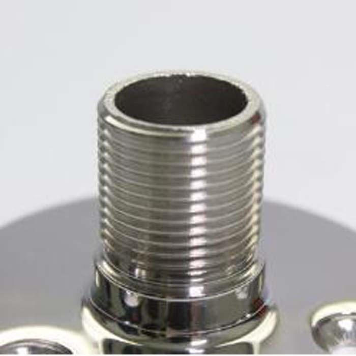 Antenna Mount Stainless Steel Threaded Tube Mount Antenna Holder 316 Round Bottom Tube Mount Marine Yacht Hardware Accessories