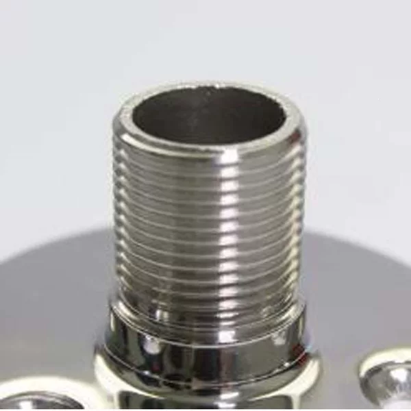 Antenna Mount Stainless Steel Threaded Tube Mount Antenna Holder 316 Round Bottom Tube Mount Marine Yacht Hardware Accessories