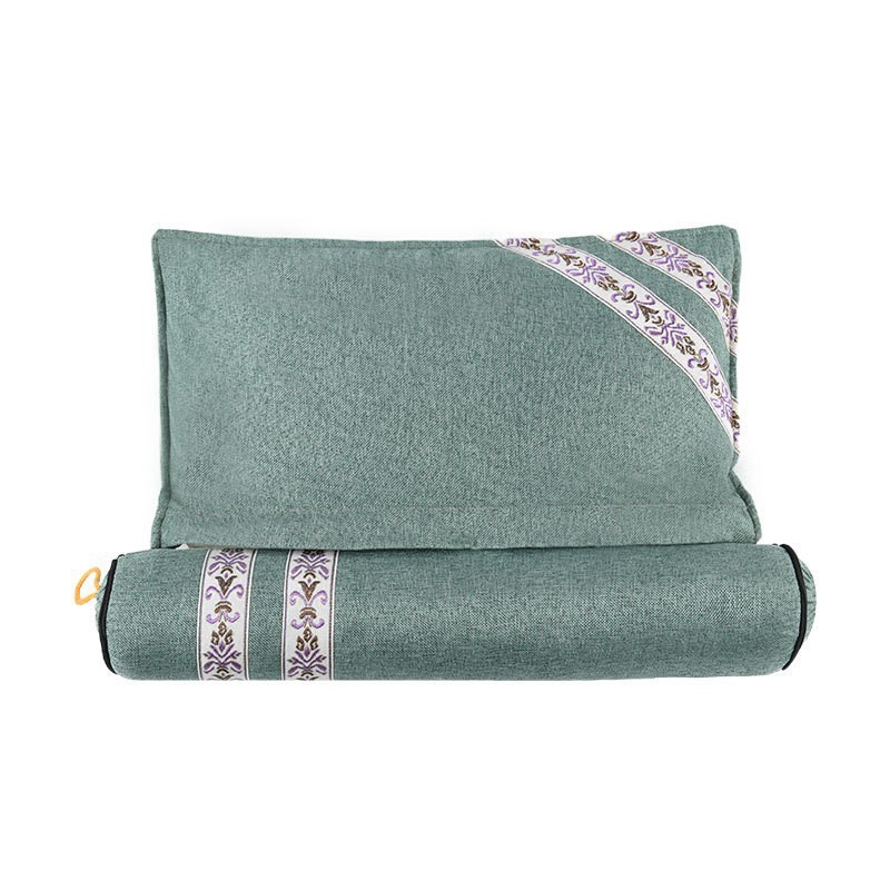 Green one-piece pillow