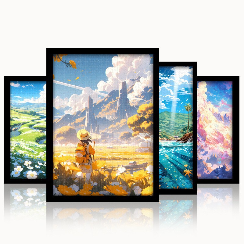 DAIWA パズル 1000 ピースギフト高級装飾絵画ギフトボックス癒しの風景画工場卸売|undefined