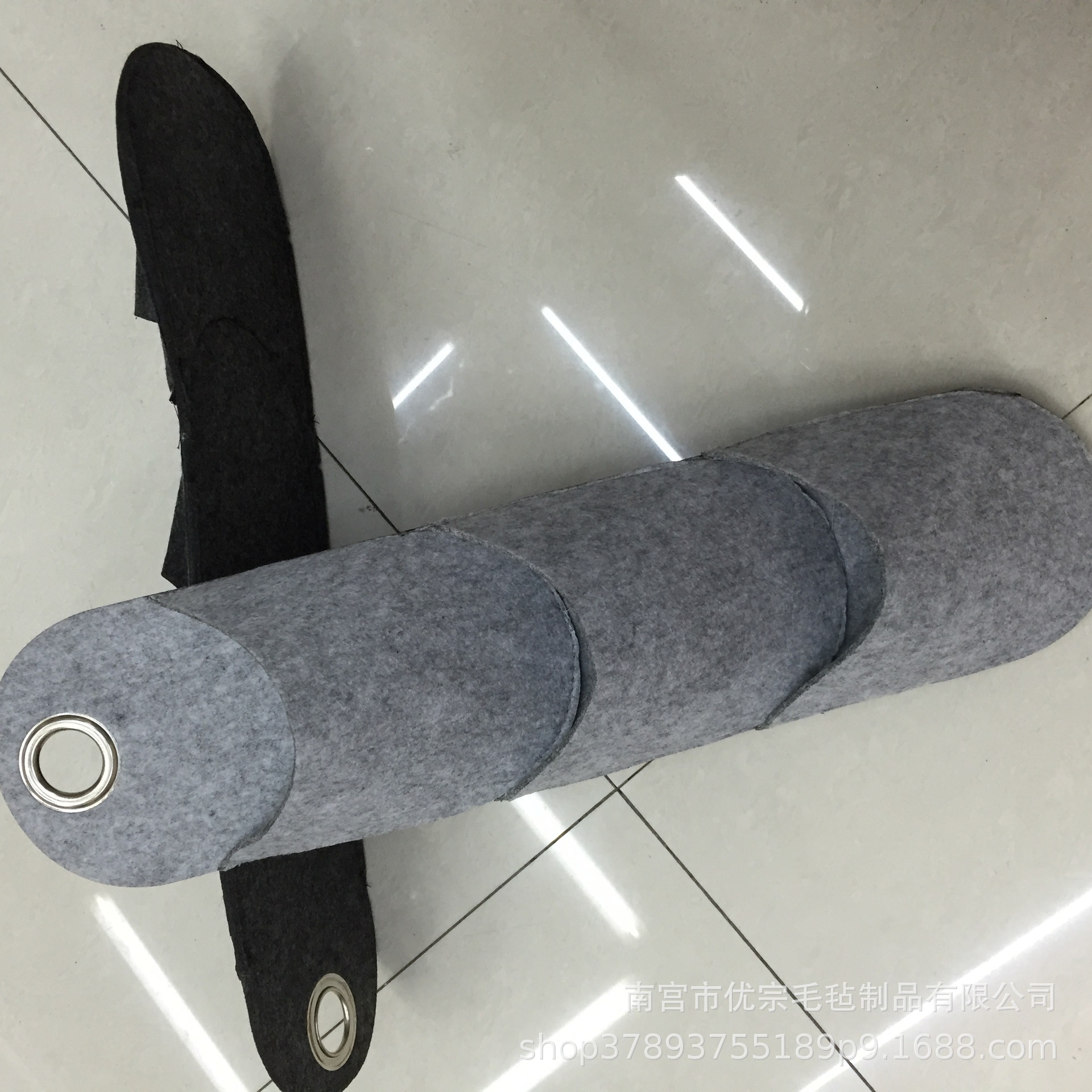 Japonés llano fieltro tela almacenamiento colgante bolsa almacenamiento colgante multi-capa colgante bolsa simple fabricante en stock