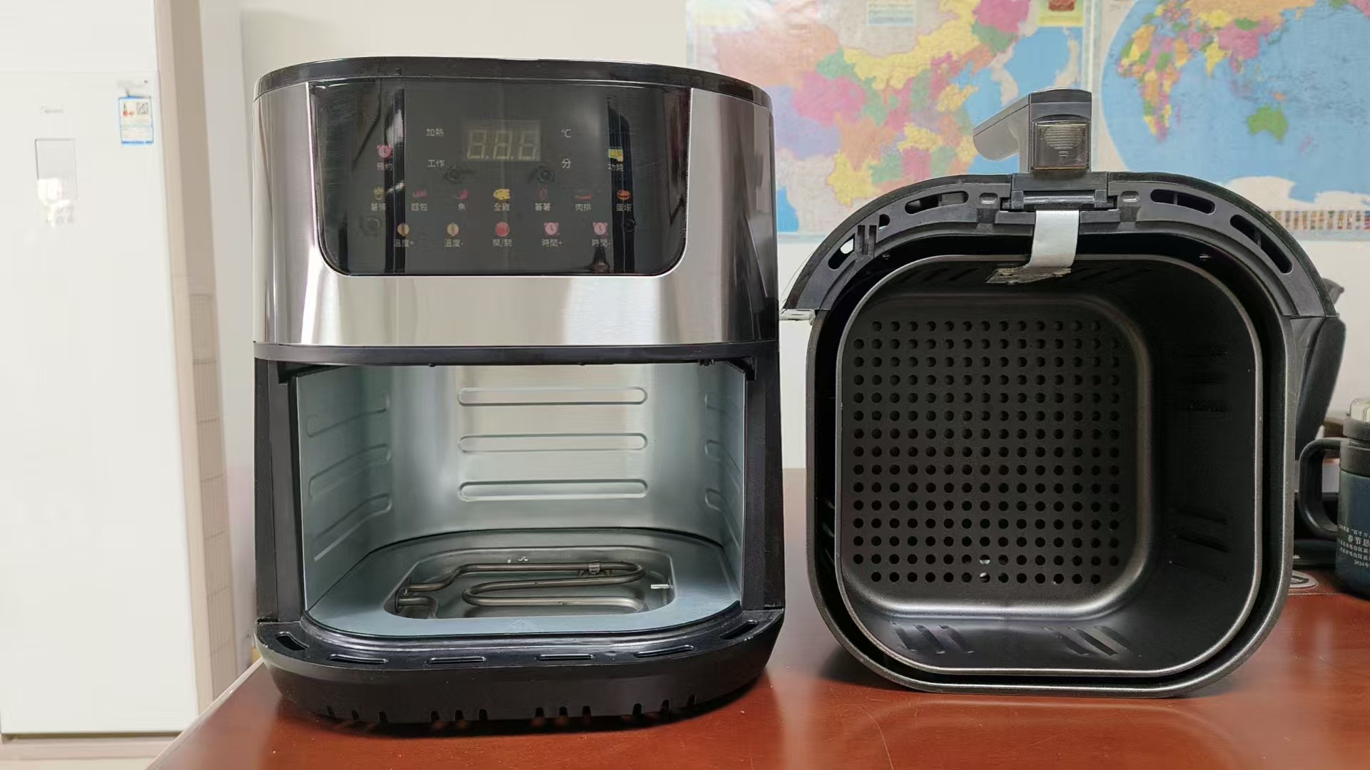 15L-[이중 가열관 + 이중 튀김 바구니]