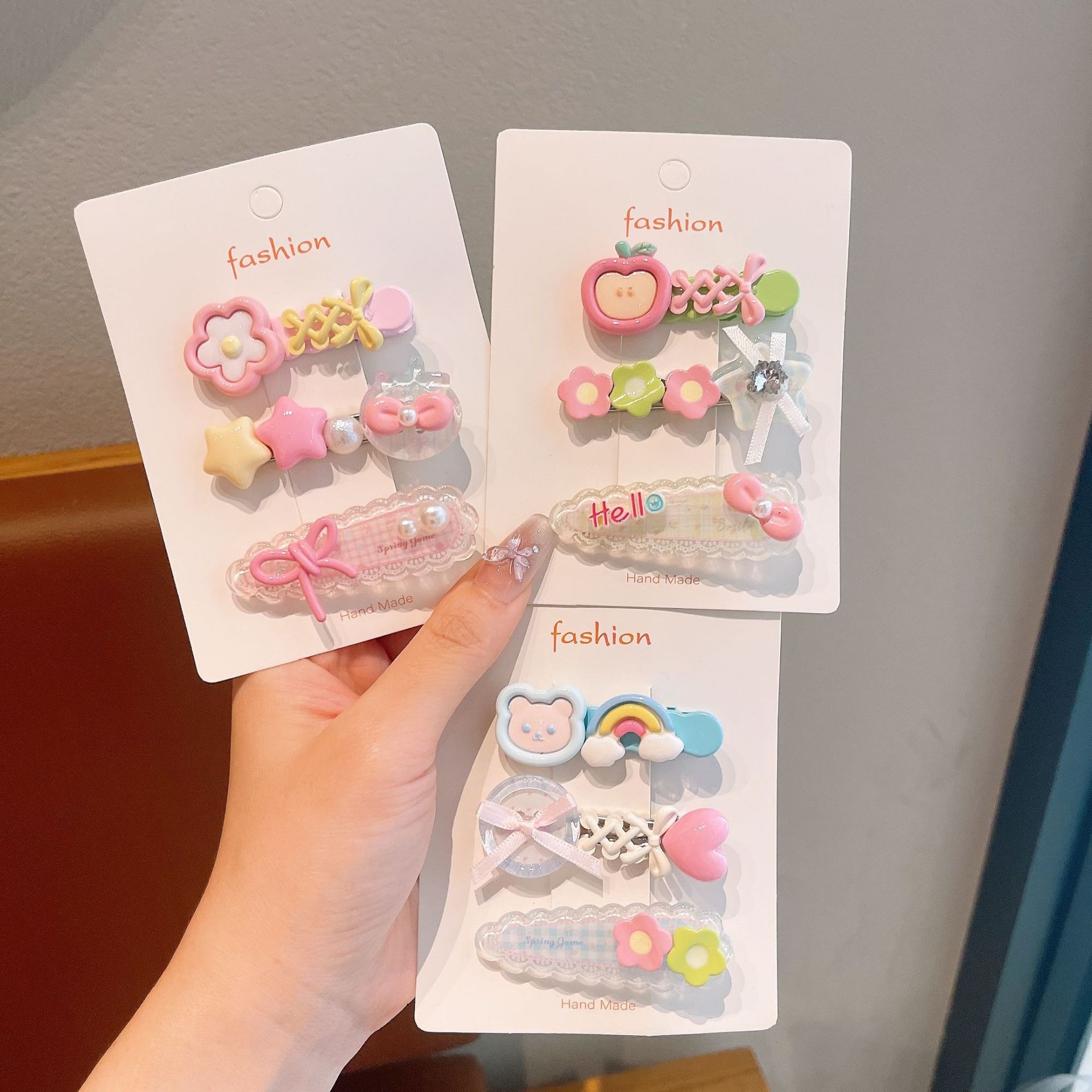 Clips para el cabello de bebé macaron clips para el cabello de niños no daña clips para el cabello de chicas clips laterales lindos toques para el cabello clips para el cabello