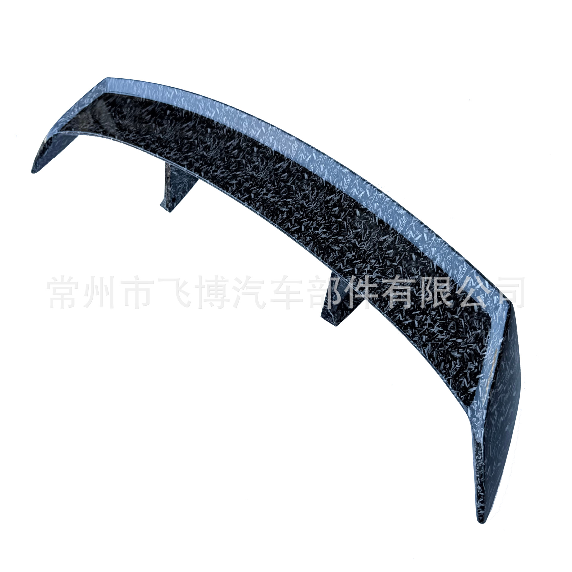 Suitable for Car Modification Universal Large Rear Wing Gt Modification Fixed Wing Abs Black Material Sedan Universal Rear Wing