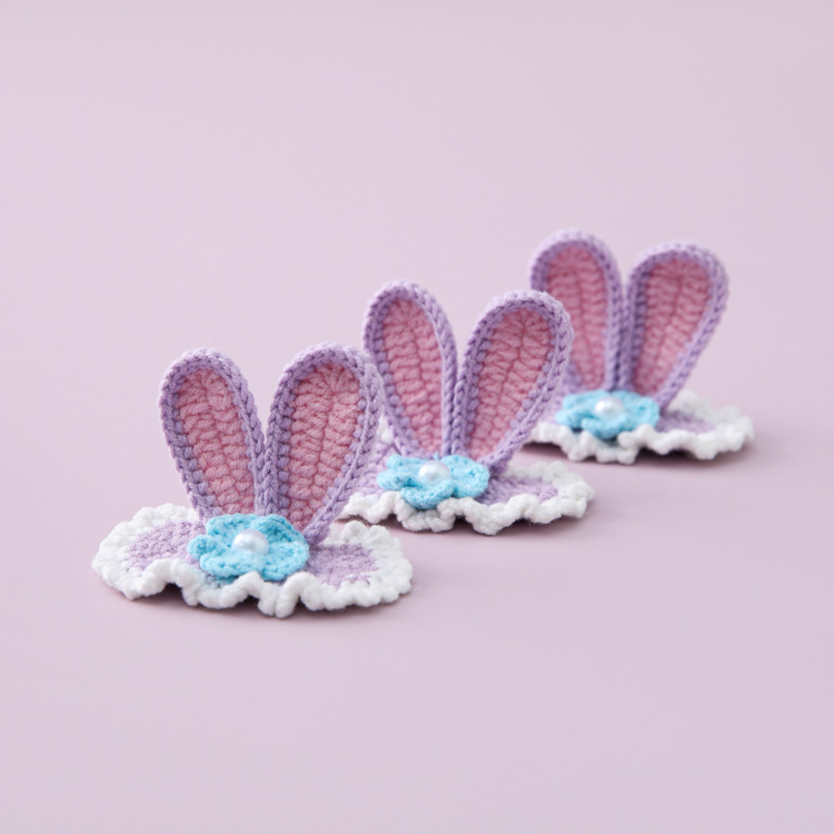 Crochet Flower Clip