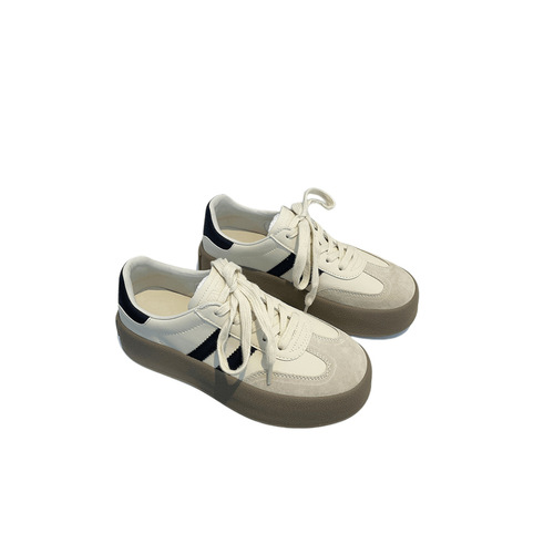 Platform Sneakers Women's 2024 Spring New Style Ins Trendy European Style Casual Sports All-match Student Board Shoes