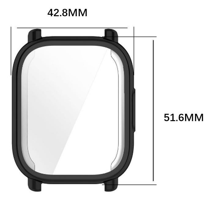 Redmiwatch5active electroplated protective case Redmi Watch5 Active Electroplated TPU all-inclusive Specification drawing