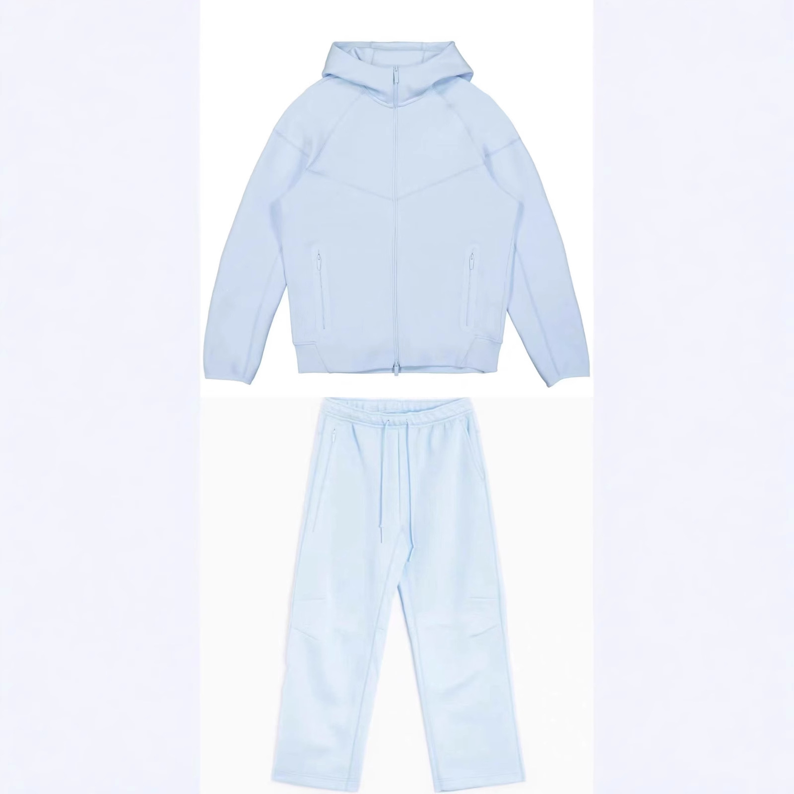 23 otoño e invierno nuevo producto chaqueta casual suelta suéter con capucha traje de pantalón-454