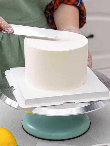 D8T7蛋糕转盘裱花台套装铝合金托盘旋转家用商用裱花转台烘焙甜品