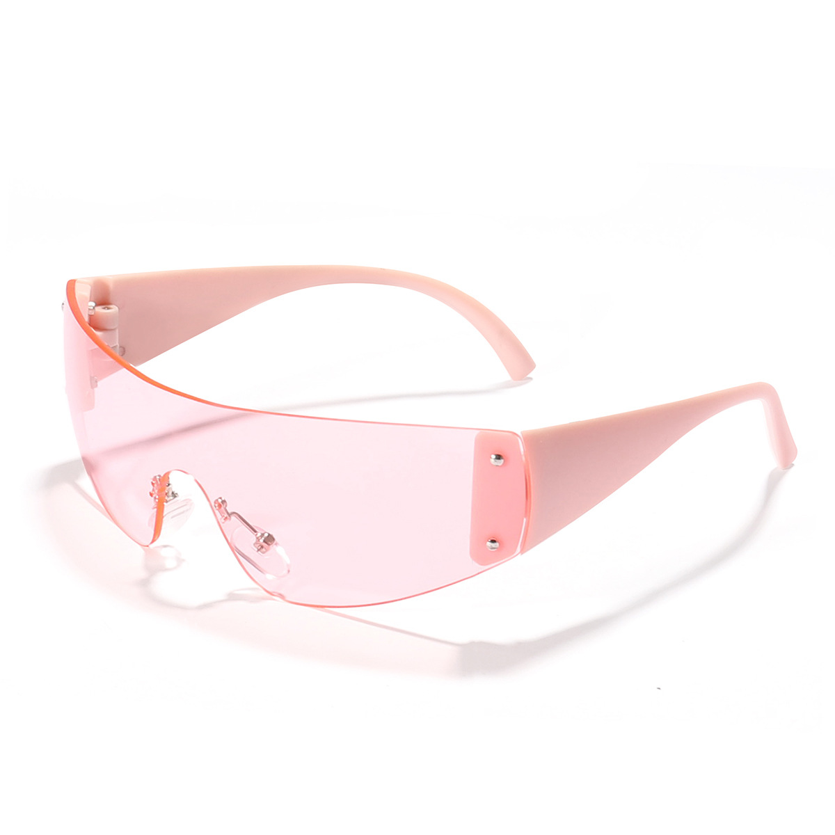 Moda infantil de una sola pieza gafas de Marco grande gafas de sol de hip hop guapo para niños gafas de sol de calle personalizadas para niñas moda