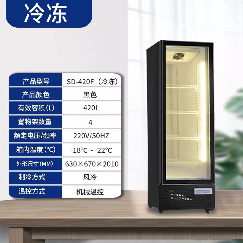 싱글 도어 냉동고 럭셔리 모델 - 25도