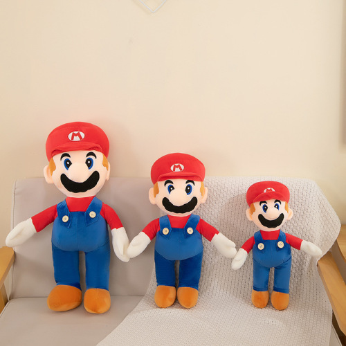 New Fashion Foreign Trade Mario Plush Toy Cartoon Doll Pillow Children's Birthday Gift Doll Wholesale 