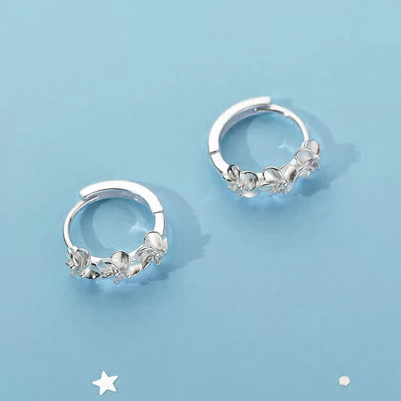 韓国版の森系の花の耳のボタンの女性の甘い気質のツバキの花のイヤリングは軽くて豪華です。|undefined