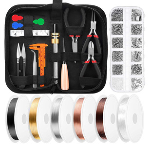 Jewelry Winding Making Supplies Kit Jewelry Tools Set Pliers for DIY Jewelry Repair Beads