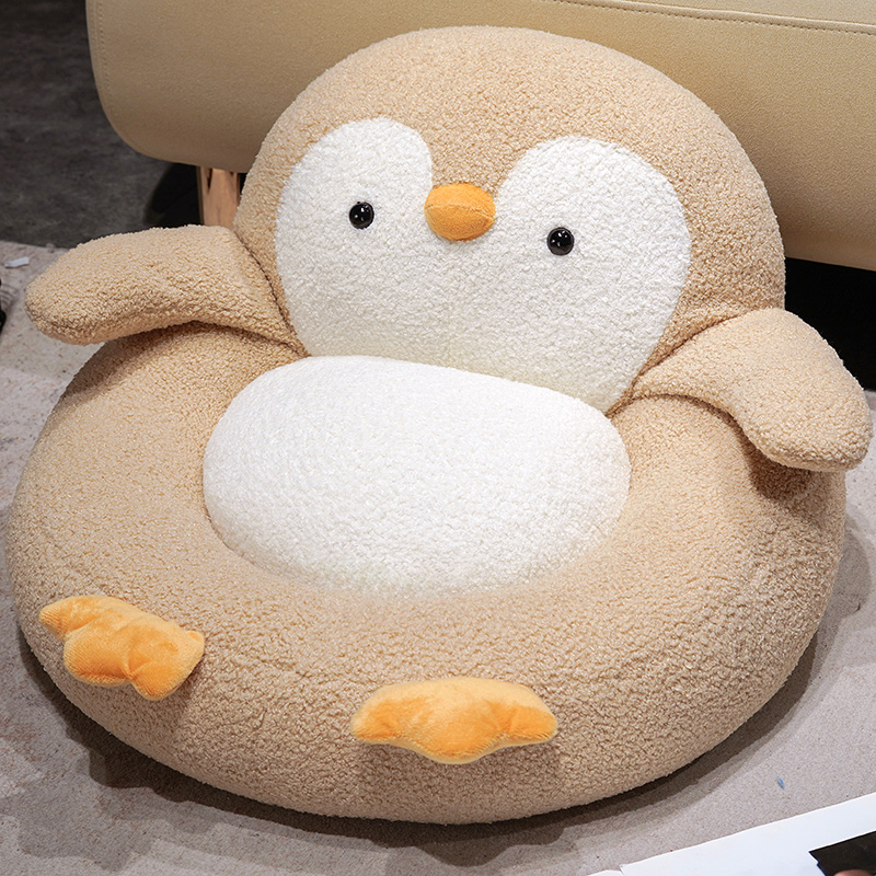 Cojín Acolchado de Tatami Forma de Pingüino de Peluche para Sala y Yoga image 7