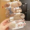 Cute demi-season hairgrip, hairpins, children's hair accessory, Korean style, wholesale, western style