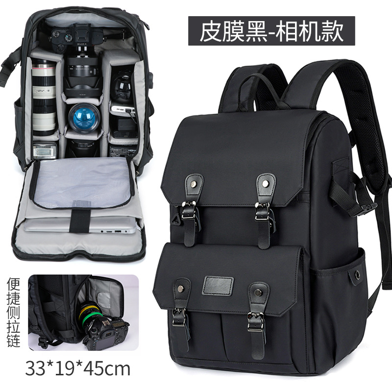 Camera bag, photography backpack, DSLR/mirrorless camera bag, Canon, Nikon, Sony multi-functional men's and women's fashion hot backpack