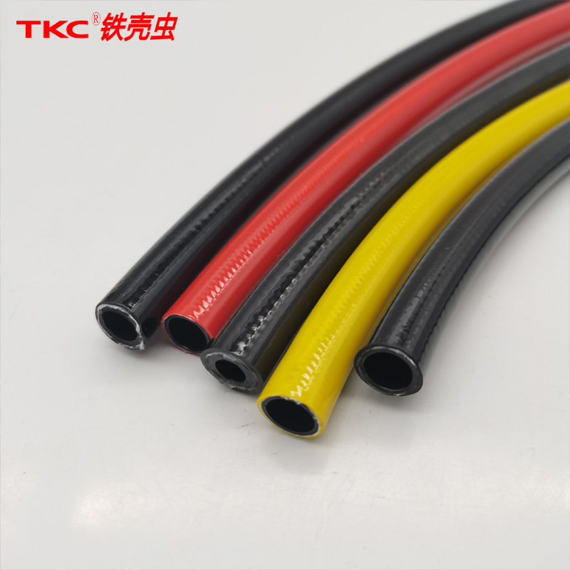 耐腐蚀SAE100R7热塑性高压树脂复合纤维管纤维增强层 尼龙树脂管|undefined