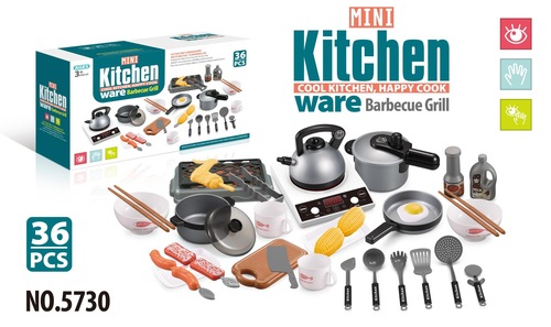 Foreign trade simulation lighting music induction cooker home appliance series children's play house toys electric kitchen set