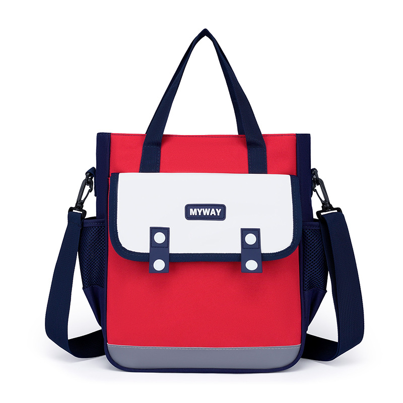 Bolsa de estudio, bolsas personalizadas, logotipo impreso para estudiantes de primaria, lecciones de reparación de tres usos, instituciones de capacitación portátiles, clases de tutoría