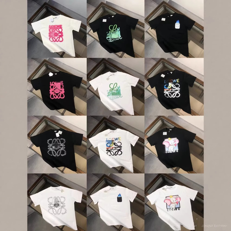 2026 New L Luo Brand Spring High-Quality Short-Sleeve Casual Fashion Unisex Couple's Round-Neck T-Shirt