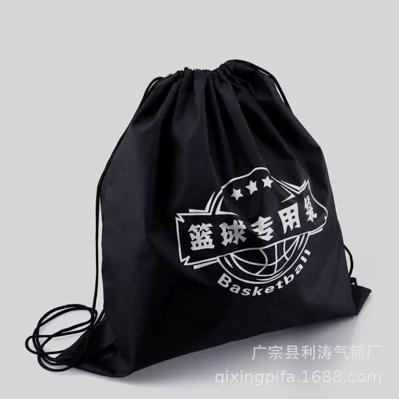 厂价直供篮球包装球袋双肩全布束口球鞋袋足球排球背包可以做LOGO