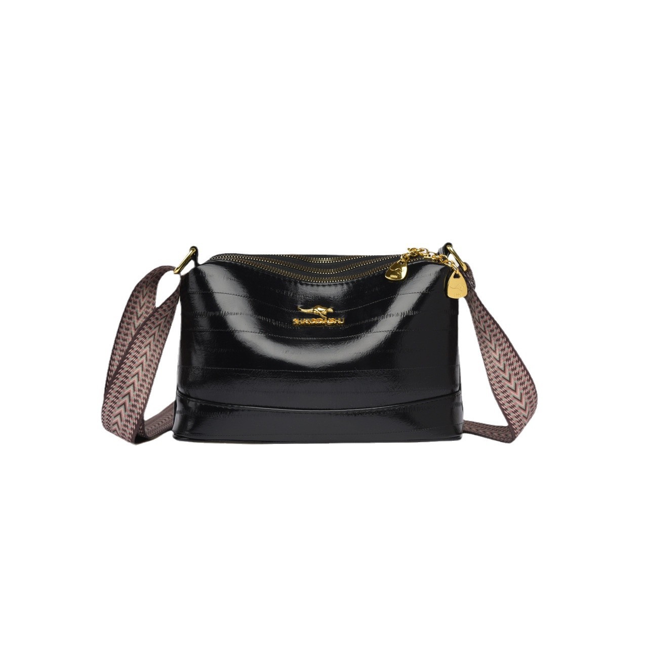 Women's Fashion Large Capacity Multi-Compartment Commuter Shoulder Crossbody Lightweight Phone Coin Purse Soft Leather_voghion.com