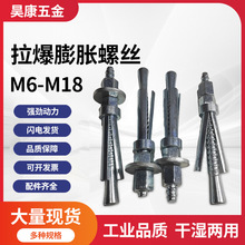 加長拉爆 M12膨脹螺絲螺栓外膨脹管螺絲鑽孔專用拉爆可重復使用
