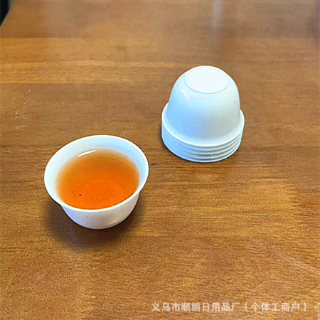 使い捨て厚手カップ籾殻カンフーカップ60ml試飲茶品茗杯旅行カンフーカップ|undefined