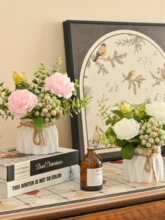 仿真花花束小众清新桌面摆件假花客厅茶几餐桌花摆花绢花摆设热销