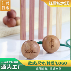 天然木の香りのレッドシダー木製消臭ボール、引き出し、ワードローブ、家庭用防虫・防虫剤、香り拡散木、車載用吊り下げ飾り