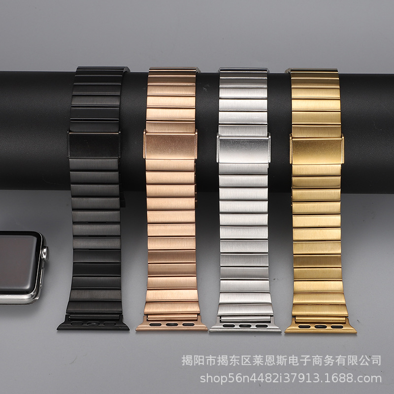 Suitable for Apple Watch strap applewatch Samsung Huawei horn stainless steel metal foreign trade Middle East India