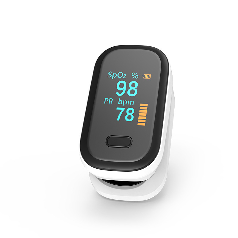Spot High-quality Small Finger Clip Pulse Oximeter Accurate Heart Rate Blood Oxygen Saturation Monitoring Health