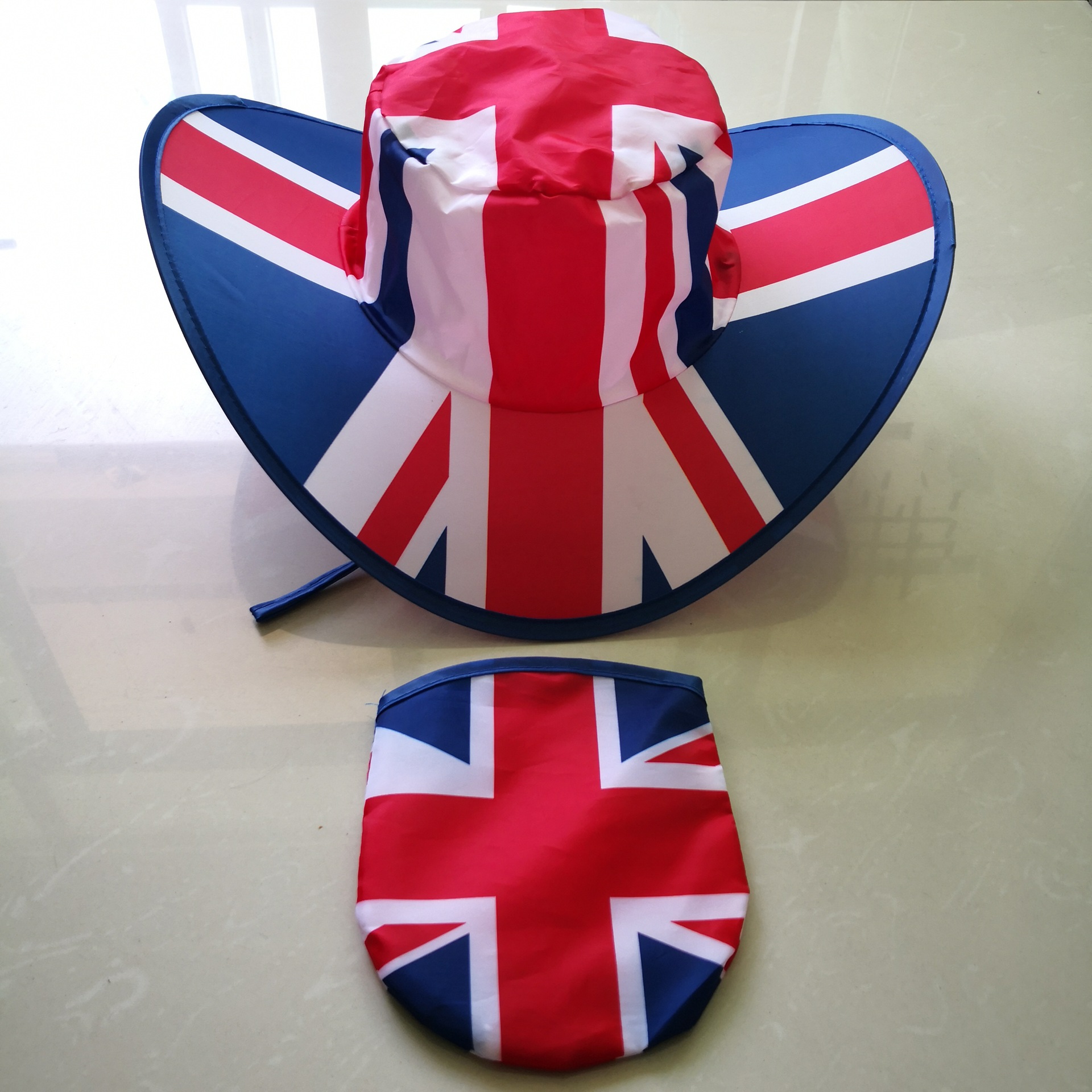 厂家销售折叠帽涤纶牛仔帽尼龙渔夫鸭舌帽中式可折叠帽子携带方便