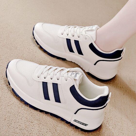 Fashion sneaker Women's 2025 Summer New Mesh Breathable Comfortable All-match Casual Lightweight Soft Bottom Torre Shoes
