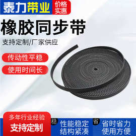 橡胶同步带3M 5M 8M 14M 双面齿XH H XL L聚氨酯工业传动带齿形带