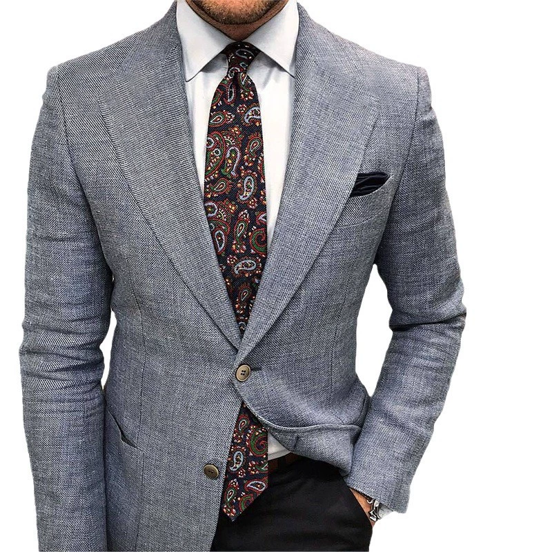 Spring suit for leisure, jacket English style, plus size