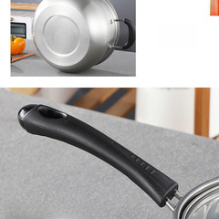 304不鏽鋼湯鍋單柄奶鍋家用麵條鍋不鏽鋼禮品鍋具電磁爐小湯鍋