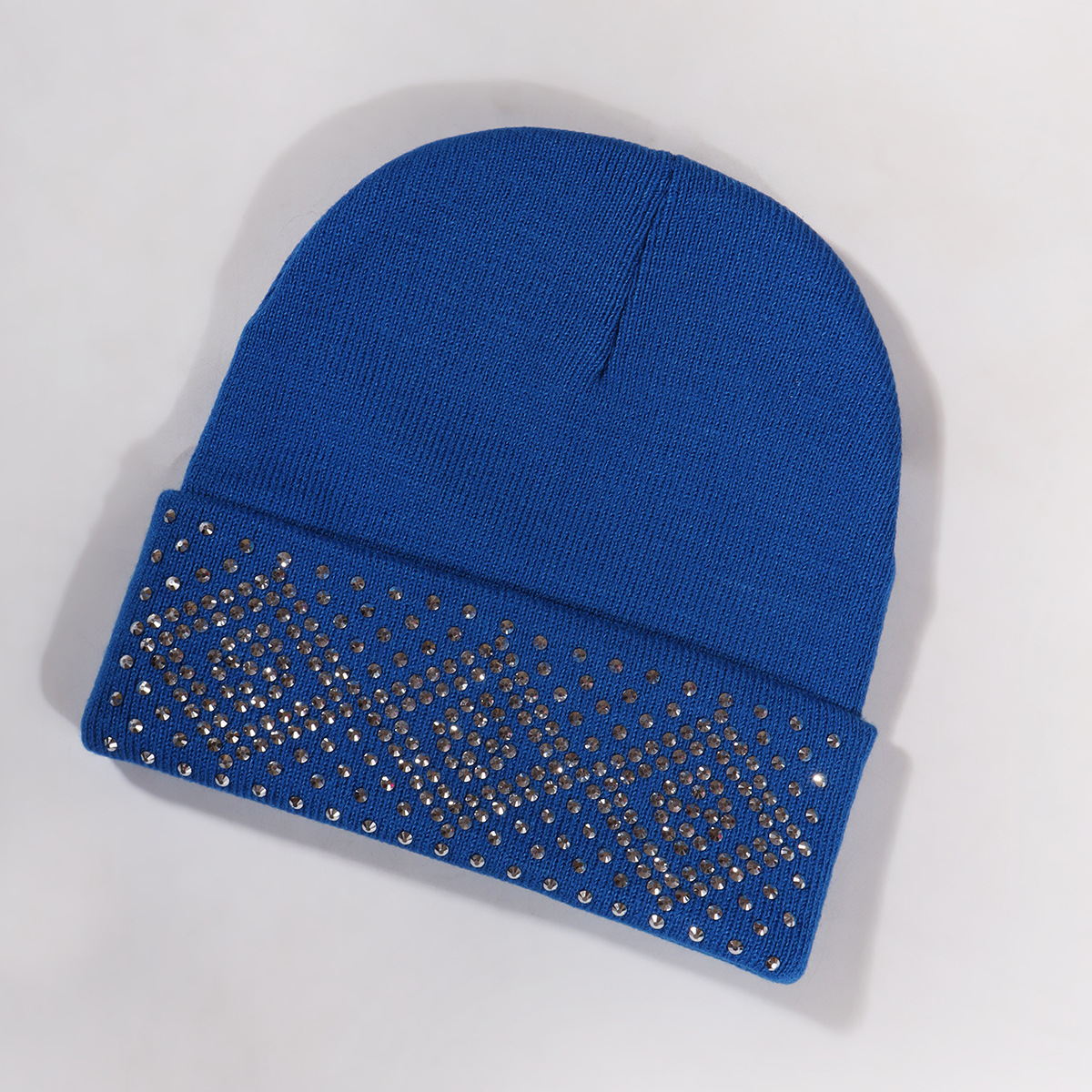 Unisex Diamond-print hot diamond hat rhinestone knit hat Knit hat party_voghion.com
