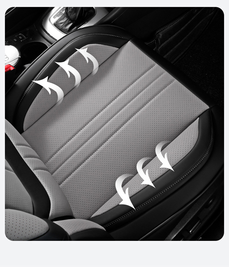 Cross-Border Foreign Trade Car Seat Covers, Universal for All Seasons, Full Surround, Perforated Nappa Leather, 3D Stereo Seat Covers, Wholesale