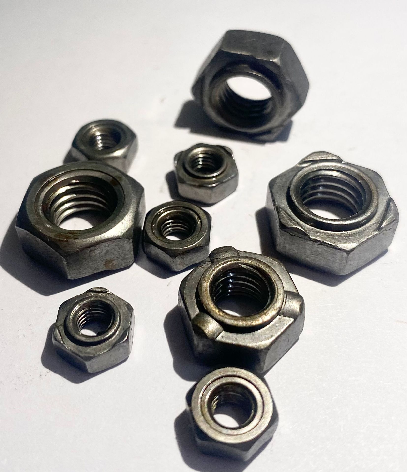 六角焊接螺母M10/焊接方螺母M10*1.25/汽车件用螺母/标准件