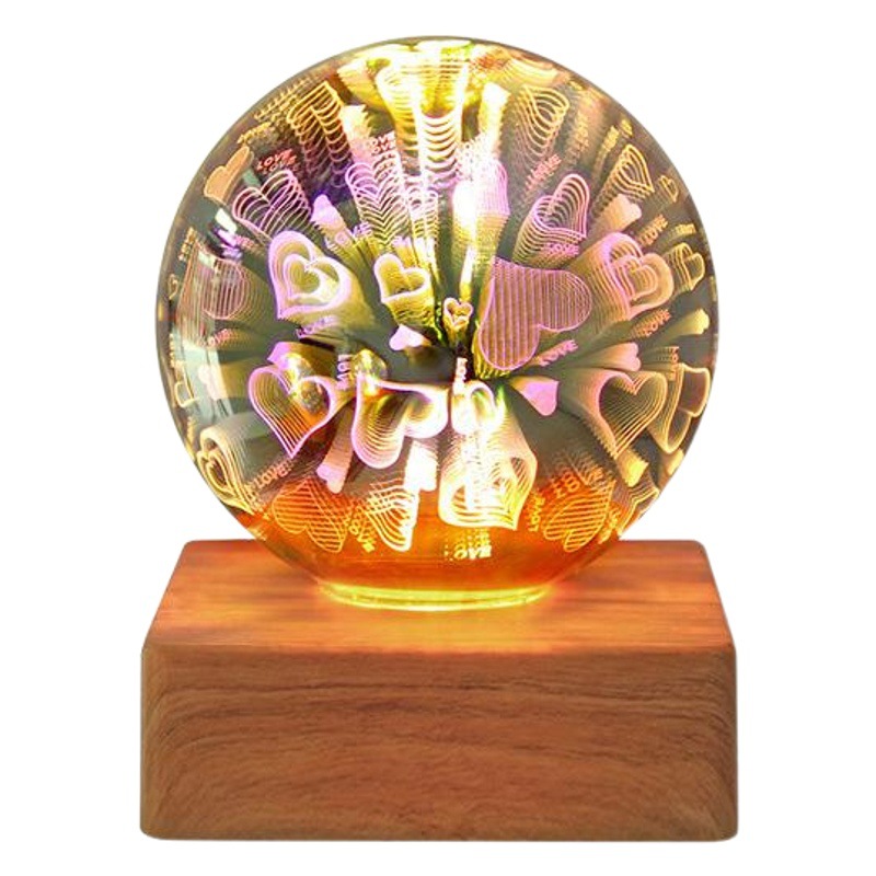 Luz nocturna LED estrellada – Lámpara decorativa romántica USB para dormitorio (directo de fábrica)