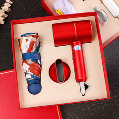 美容院活動禮品伴手禮小風扇雨傘套裝紀念品送客戶員工七夕節禮物