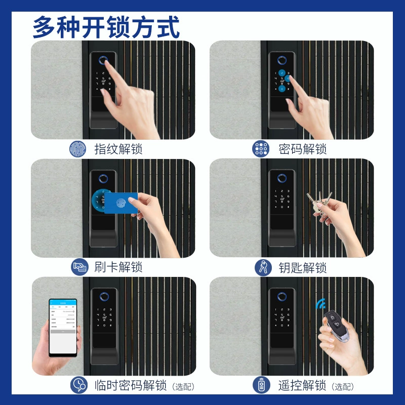 TTL0CK Niu Head Lock Cross-border Hot Sales B&B Smart Lock Old-style Waterproof Iron Doors All Locked