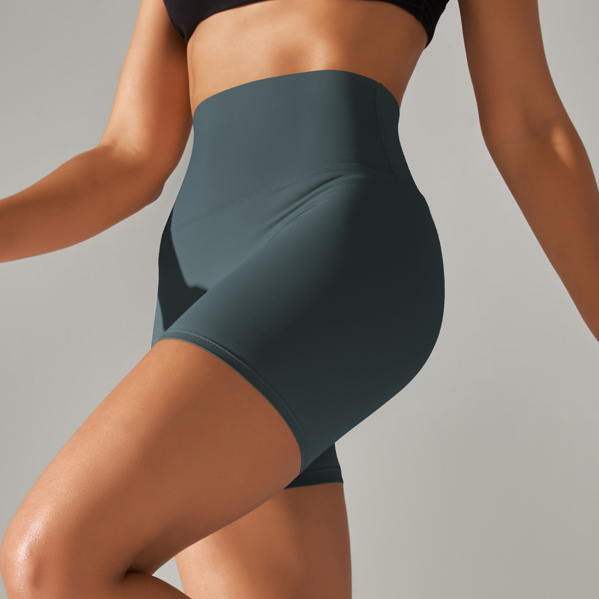 105g Weight Shorts Pants Length Nylon, Spandex Fabric Type Leggings Pants Type Fitness, Yoga Occasion Solid Color Pattern Summer, Spring Season Casual, Sport Style Style Casual Sport Style Solid Color Nylon Spandex Active Bottoms Leggings 105