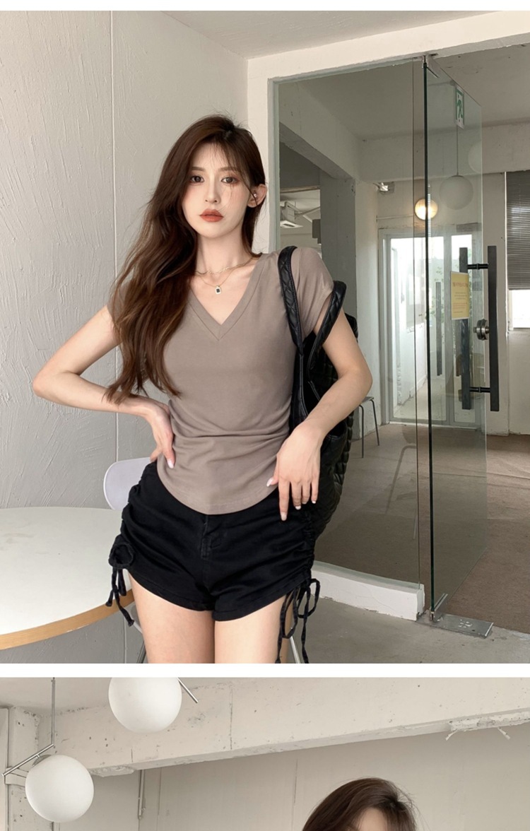 复制_6535棉 纯欲风v领短袖T恤女装夏季小.jpg