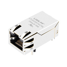 7499511440 单口 厂家直销 路由器接口 千兆 RJ45连接器 包铜壳