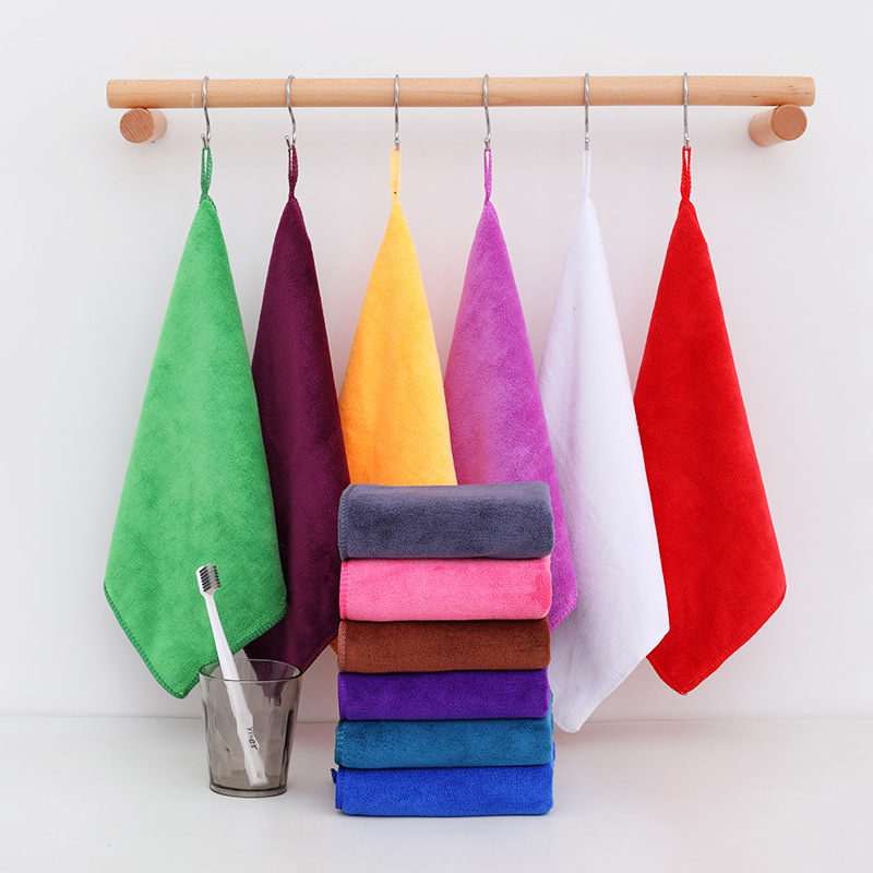 Towel rag, water-absorbent and thickened, special fine fiber dishwashing cloth for cleaning, lint-free, housekeeping, household cleaning, glass cleaning
