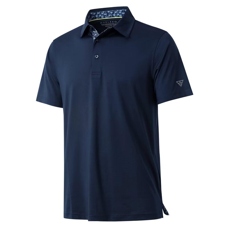Men's Polo Shirts Short Sleeve and Long Sleeve Casual Solid Color Fashionable Dry-Performance Design Men's Collared Golf Shirts